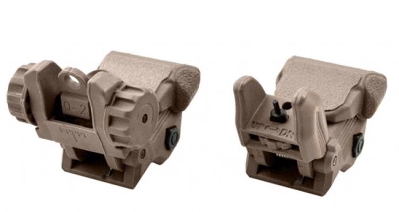 Sniper Tactical Smart Polymer Top Mounted Deployable Iron Sight