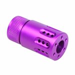 Guntec USA AR 9mm Mini Slip Over Barrel Shroud w/Multi Port Muzzle Brake Purple