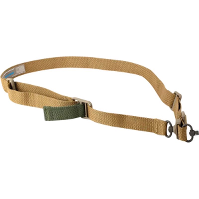 Blue Force Gear VCAS2TO1PB125AACB Vickers 221 Coyote Brown Cordura 54"- 64" OAL One-Two Point AR Platform