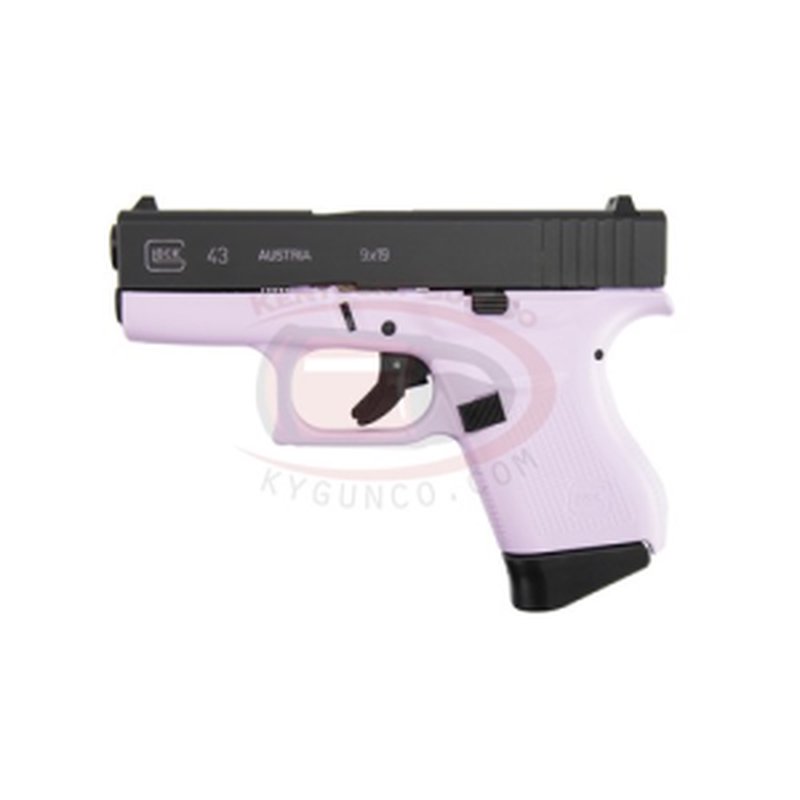 Glock G43 9mm 3.4in 6rd Concealed Carry Pistol - Pink