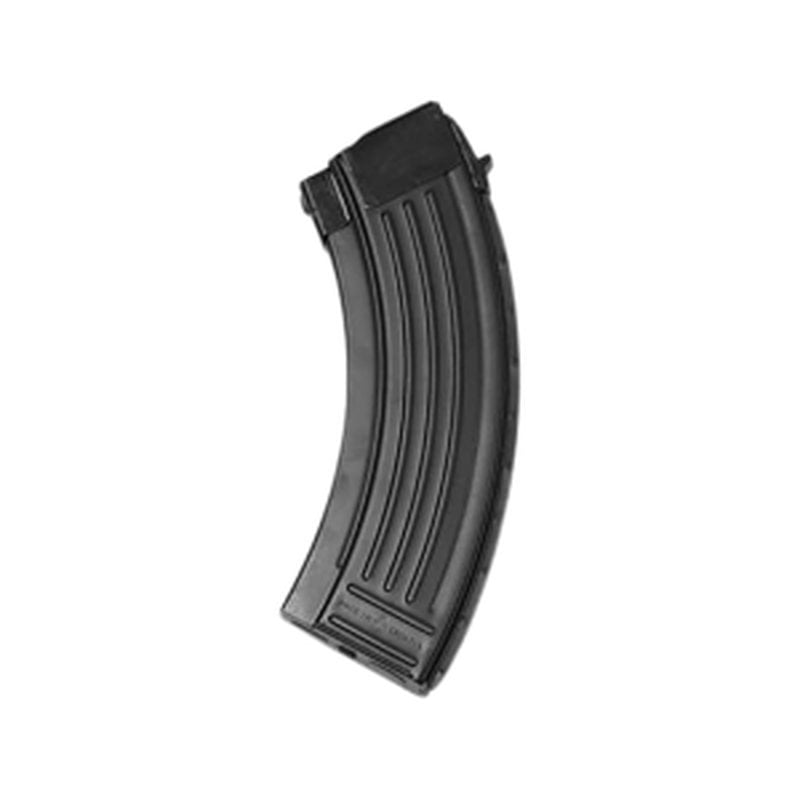 Scout AK-47 Yugo Pattern Magazine 7.62x39mm 30-Round Steel (Black) to incorporate 'Black' and 'AK-47 Yugo Pattern' phrasing.