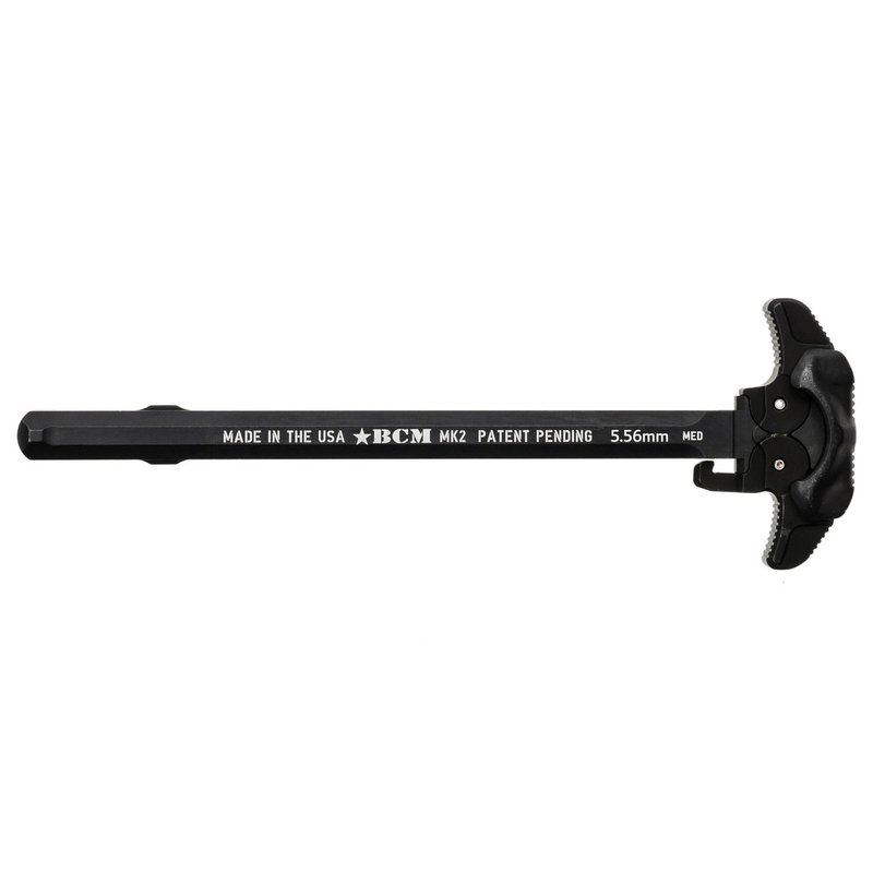 BCM Ambidextrous MK2 Medium Latch Charging Handle, Black - Reliable, Smooth Operation - GFH-MK2-M