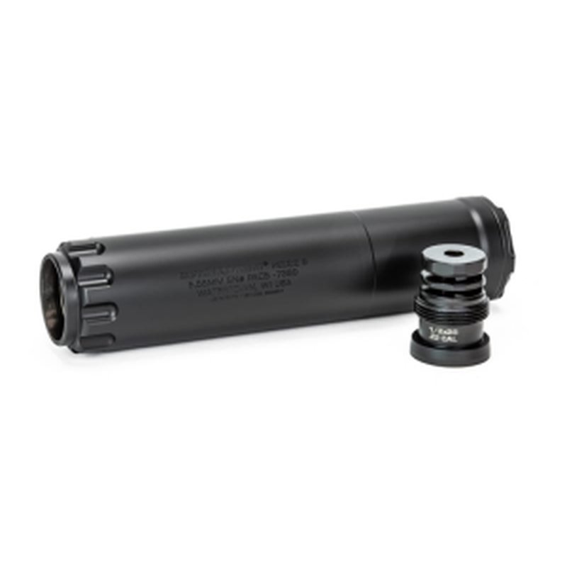 Griffin Armament Recce 5 Suppressor, 6.2 in length, 1/2x28 Taper Mount