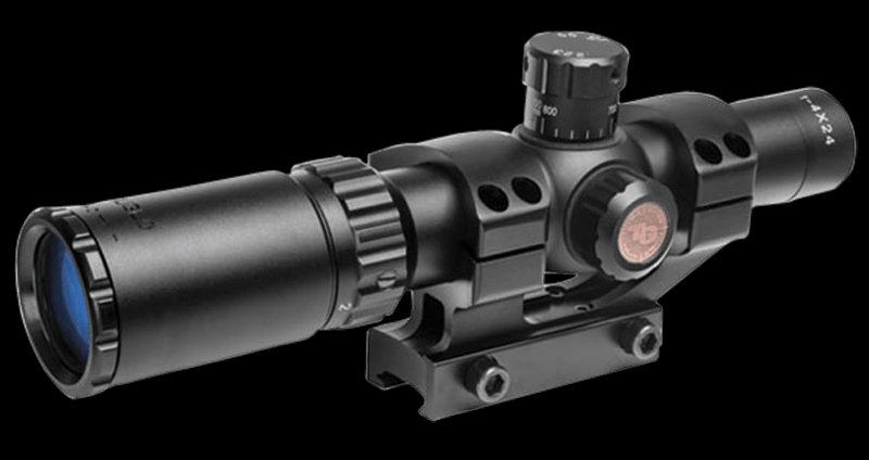 Truglo Tru-Brite Rifle Scope 1-4x24, 30mm Tube
