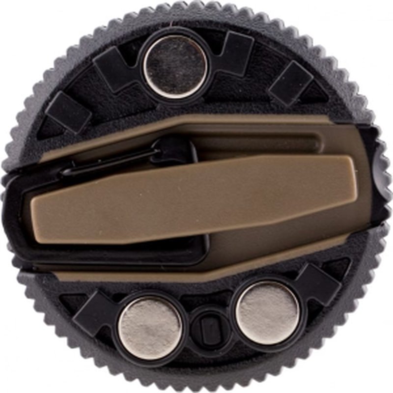Streamlight 44942 Siege AA Magnetic Flashlight Base (Black/Coyote Brown)