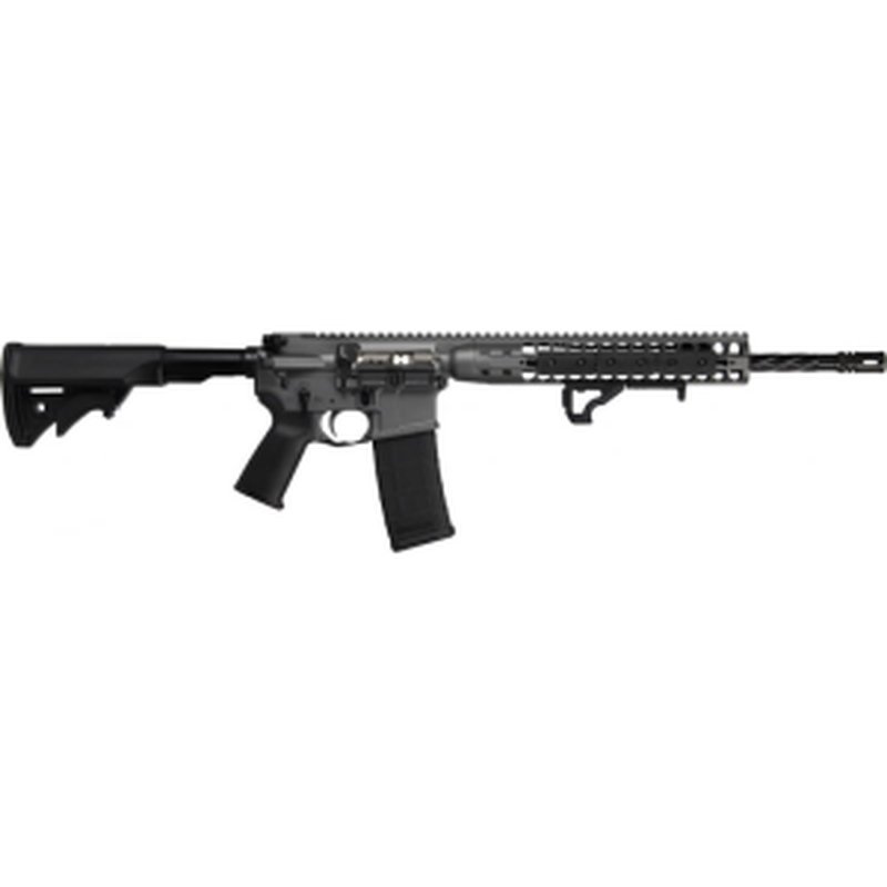 LWRC DI Semi-Automatic AR-15 Rifle 16.1" Barrel .223/5.56 30rd - Tactical Grey Finish - ICDIR5TAG16