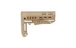 DLG Tactical TBS Compact Burrstock Mil Spec Tan
