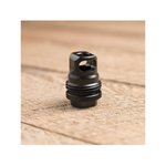 SilencerCo ASR Single Port Muzzle Brake Suppressor Mount 9mm 1/2"-28 Thread Steel Matte