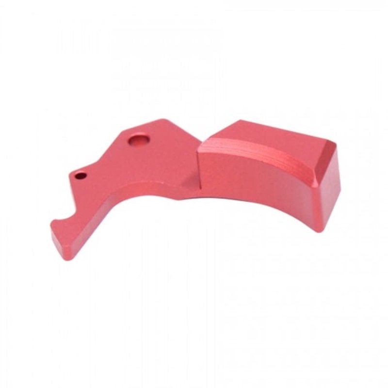 Guntec USA AR-15 Gen 5 Ergonomic Charging Handle Latch T6 Aluminum Anodized Red