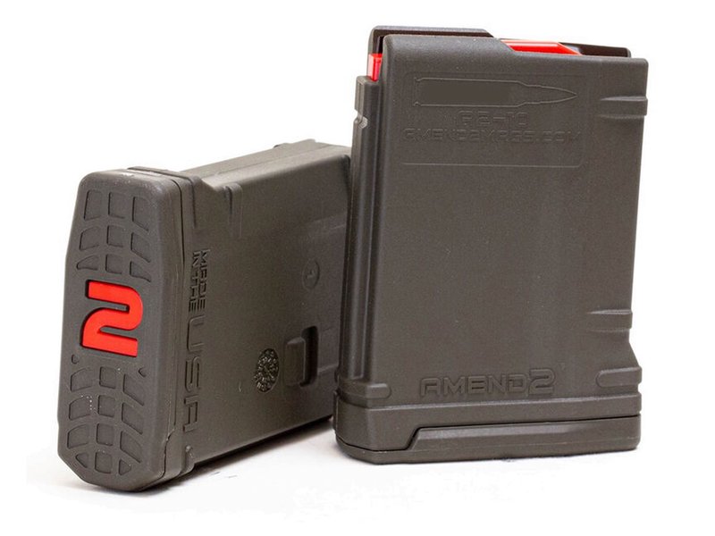 Amend2 MOD 2 SR-25 Magazine 7.62x51 NATO 10 Round OD Green