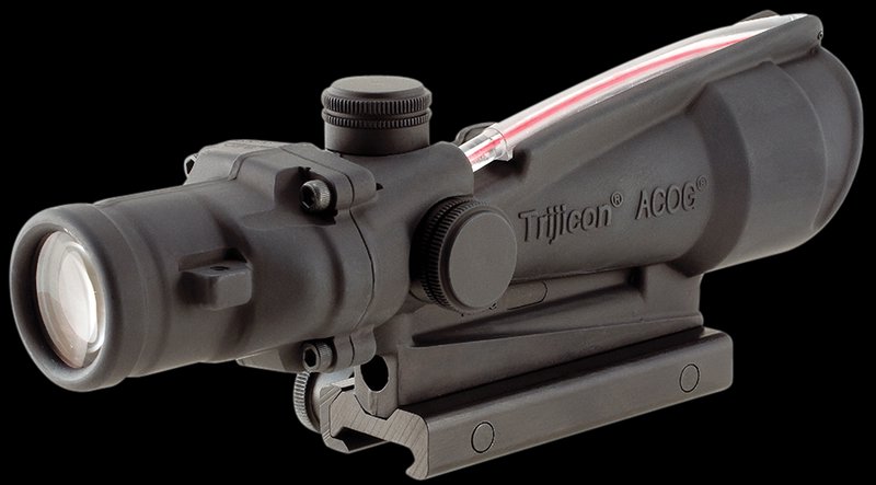 Trijicon 100154 ACOG Riflescope 3.5x35 Illuminated Red Horseshoe BDC Reticle