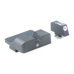 Brownells Sevigny Carry Tritium 1-Dot Front & Rear Sights for Glock