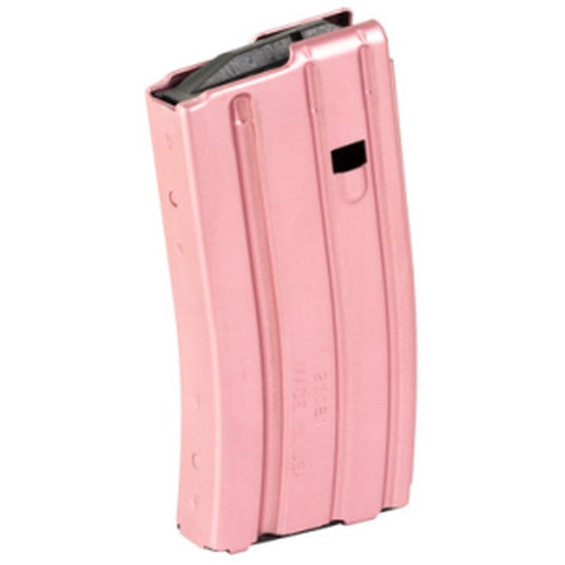 DURAMAG 20rd 5.56 Aluminum Magazine Pink for AR-15 (223 Remington / 300 Blackout)