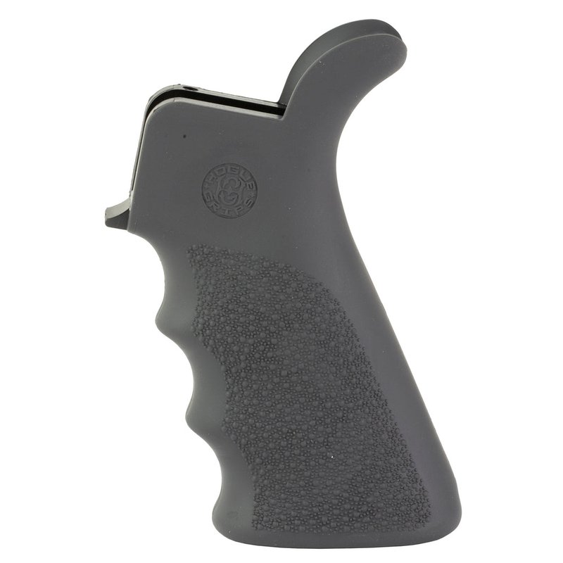 Hogue AR-15/M16 Beavertail OverMolded Rubber Grip with Finger Grooves Slate Gray 15022