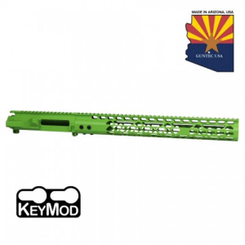GUNTEC AR15 Stripped Billet Upper Zombie Green