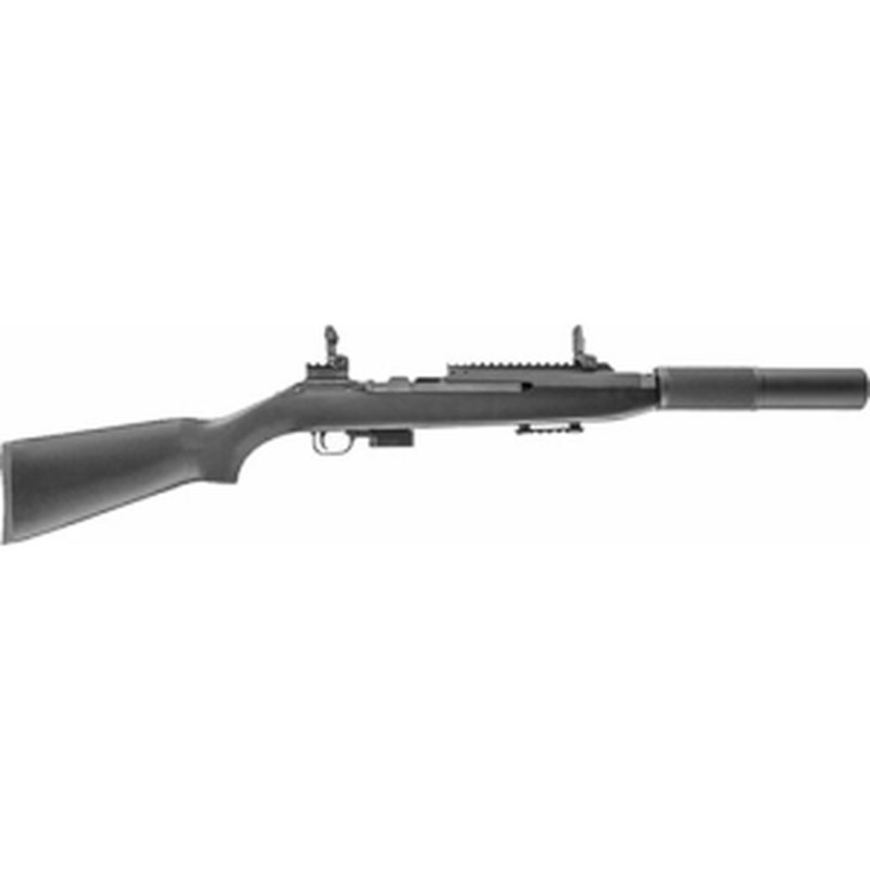 Chiappa Firearms 500259 M1-9 MBR 9mm Luger 19" 10+1 Pinned & Welded Faux Suppressor Matte Blued Rec/Barrel Black Stock Includes 2 Mags