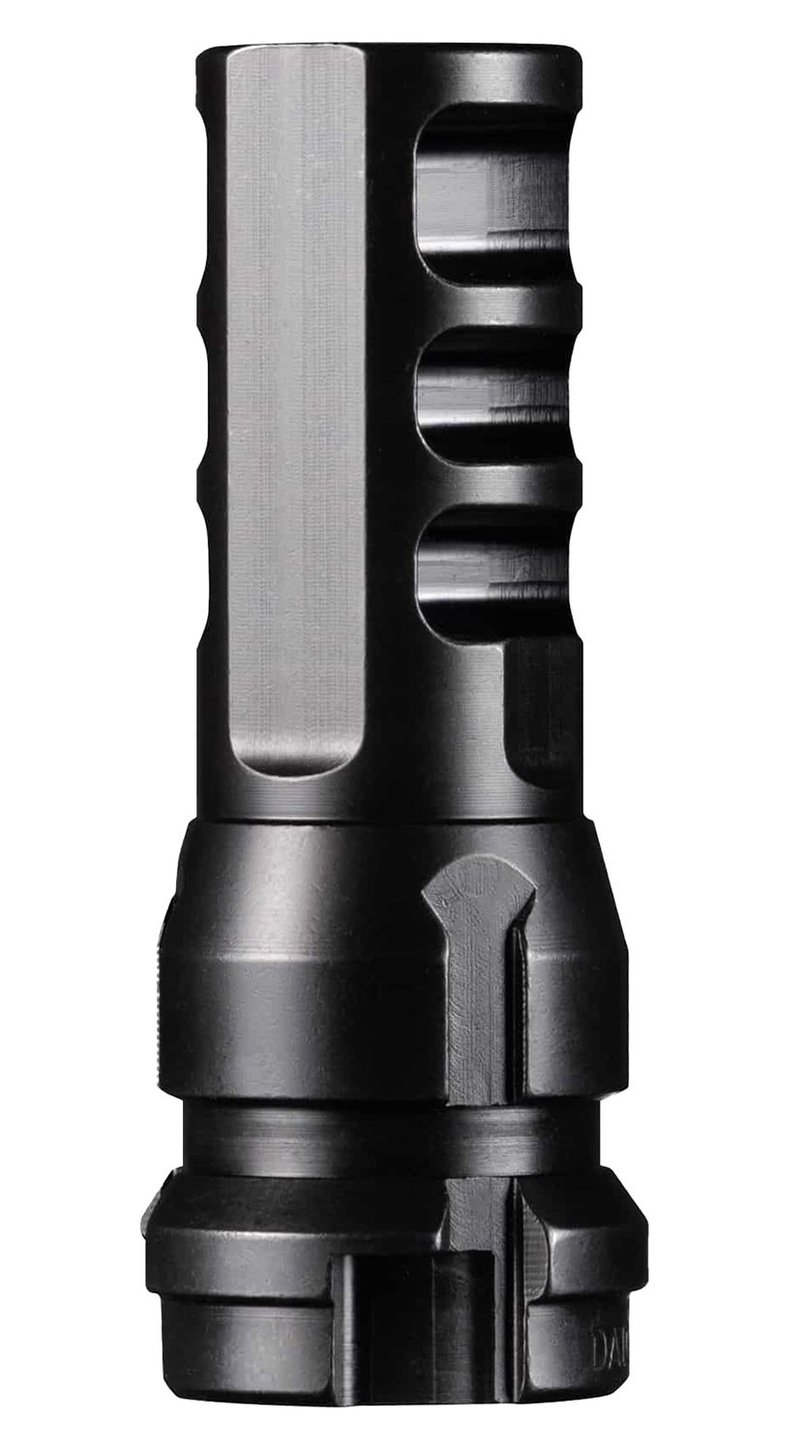 Dead Air KeyMo Muzzle Brake 3/4-24 for 338 Cal Black Nitride