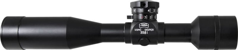 U.S. Optics MST-100 10x42mm 1inch Tube Rifle Scope, First Focal Plane, Color: Black, Tube Diameter: 1 in