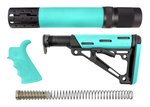 Hogue AR-15/M16 Overmolded 3-Piece Kit Grip Forend Collapsible Buttstock