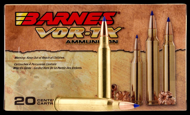 Barnes Vor-TX Rifle Ammunition .308 Winchester 130gr TSX Boat Tail Brass