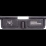 Spikes Tactical SED7010 AR-15 Ejection Port Door Laser-Engraved Spider Steel Black