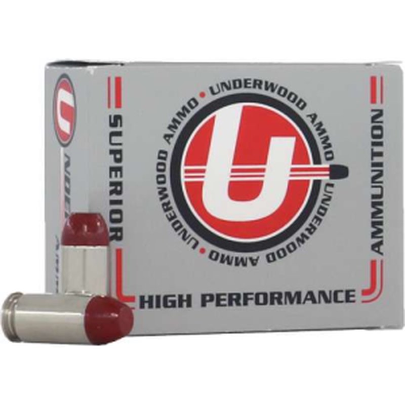 Underwood Ammo .45 ACP+P 255 Grain Cast Flat Nose 20-Pack Ammunition
