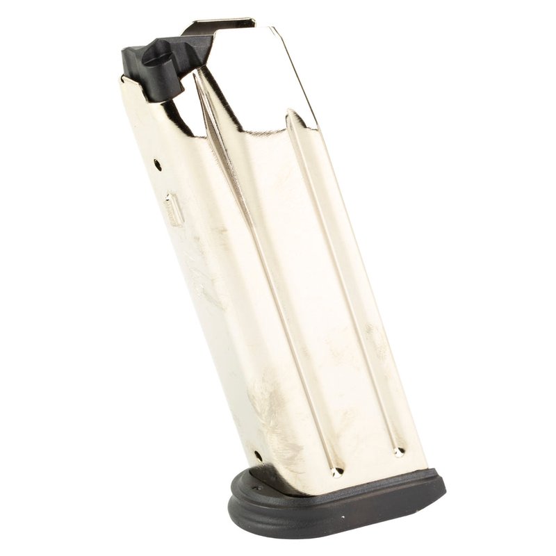 FN America FN 510 Magazine 10mm 15 Round Nickel Silver Body Black Base Plate