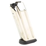 FN America FN 510 Magazine 10mm 15 Round Nickel Silver Body Black Base Plate