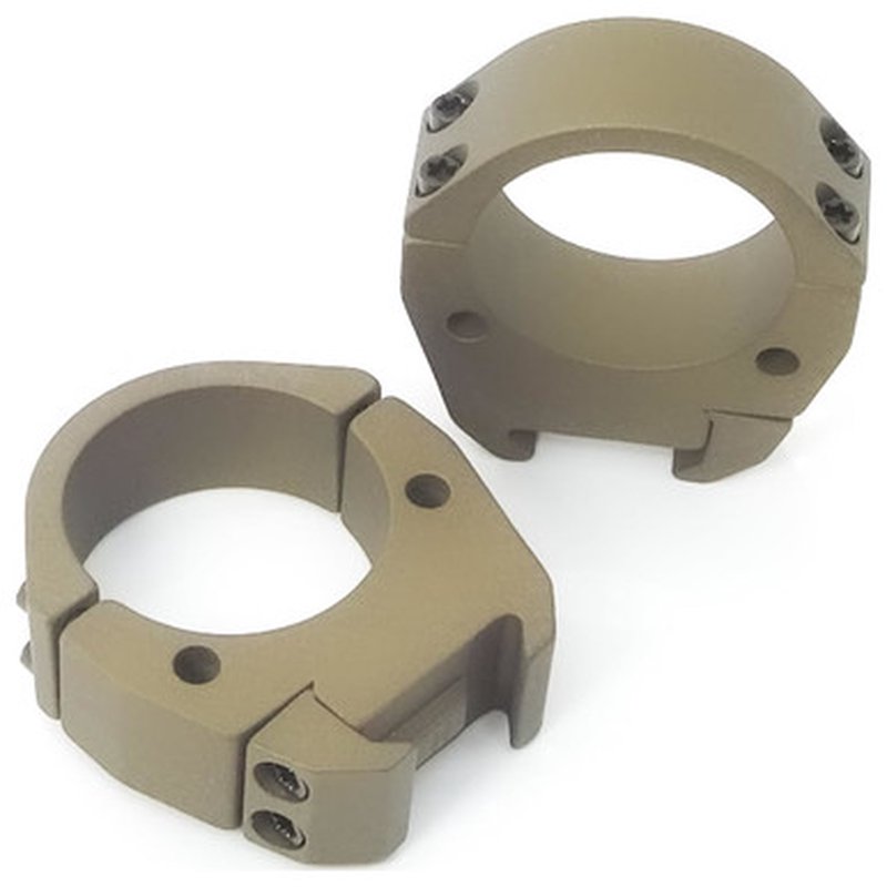 Talley Manufacturing 30mm Modern Sporting Scope Ring Medium Burnt Bronze Cerakote