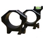Hawkins Precision 34mm Offset Level Scope Rings Low Matte Black