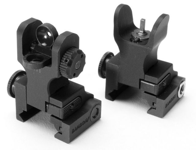 Samson Top Mounted Deployable Front and Rear Sight for AR-15