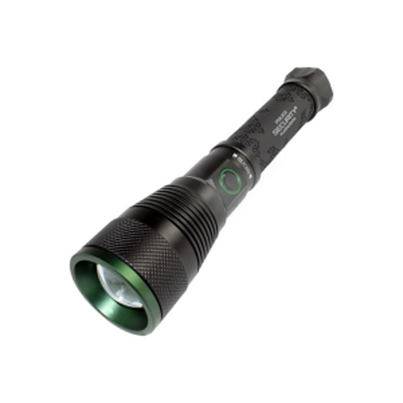 Police Security Skylar R Flashlight, 4500 Lumens, Black, Rechargeable 26650 Li-Ion, Multiple Modes.