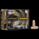Federal HST 9mm 147gr JHP Handgun Ammo 20 Rounds