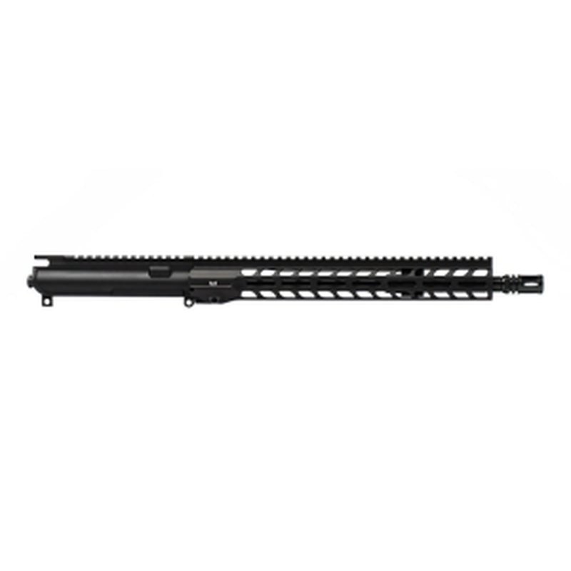 Aero Precision AR15 14.5" 5.56 Mid-Length Gov QPQ Barrel Complete Upper 13.5" Slimline Left Handed - Anodized Black - APSL100710