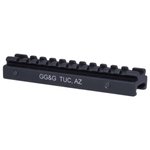 GG&G Standard AR-15/M16 Scope Rail Black Picatinny Mount