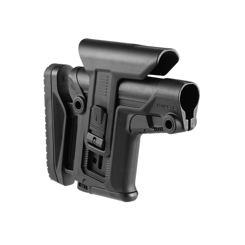 FAB Defense RAPS Collapsible Rapid Adjustment Precision Stock Black