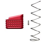 Backup Tactical Glock 19/23 Mag Extension +5 Rounds Red (Fits 17/19/22/23)