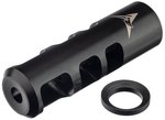 TRYBE Defense Muzzle Brake AR-15 1/2x28 Black Nitride 4140 CMV