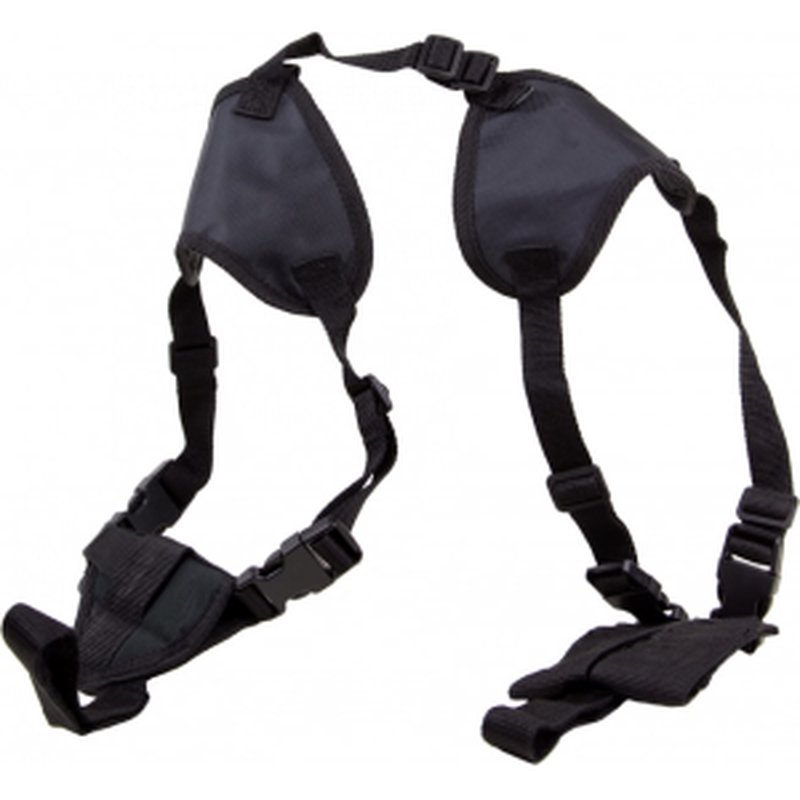 Bulldog WSHD20 shoulder harness holster system black nylon for 2-3" guns