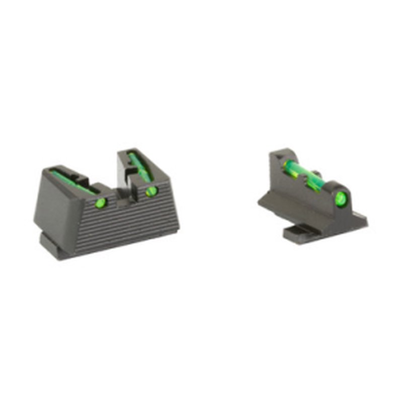 HIVIZ SG32CLW21 Co-Witness Iron Sight Set for SIG P320/P365 (Fiber Optic)
