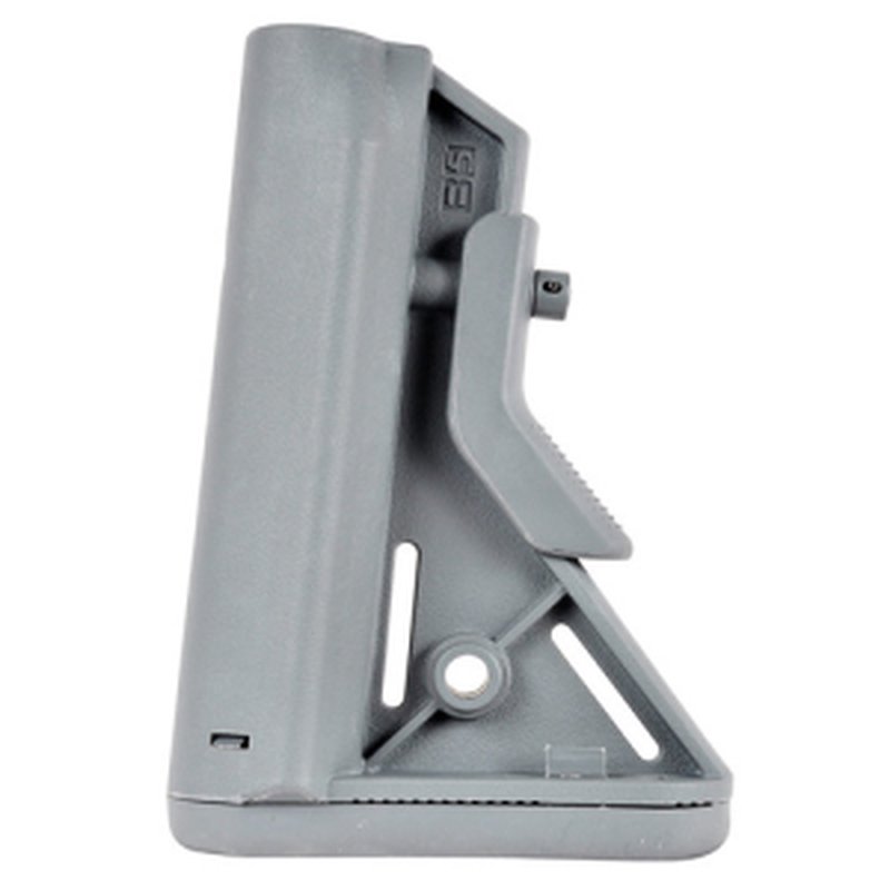 B5 SYSTEMS Bravo Stock Gray Mil Spec Quick Detach AR-15 Stock