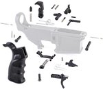 Tiger Rock AR-15 Lower Parts Kit w/ Upgraded Grip, Extended Trigger Guard & Safety Selector