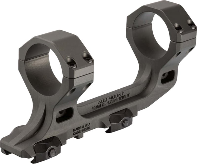 Reptilia OPMOD AUS 30mm 1.7in Wolf Grey riflescope mount for AR-15