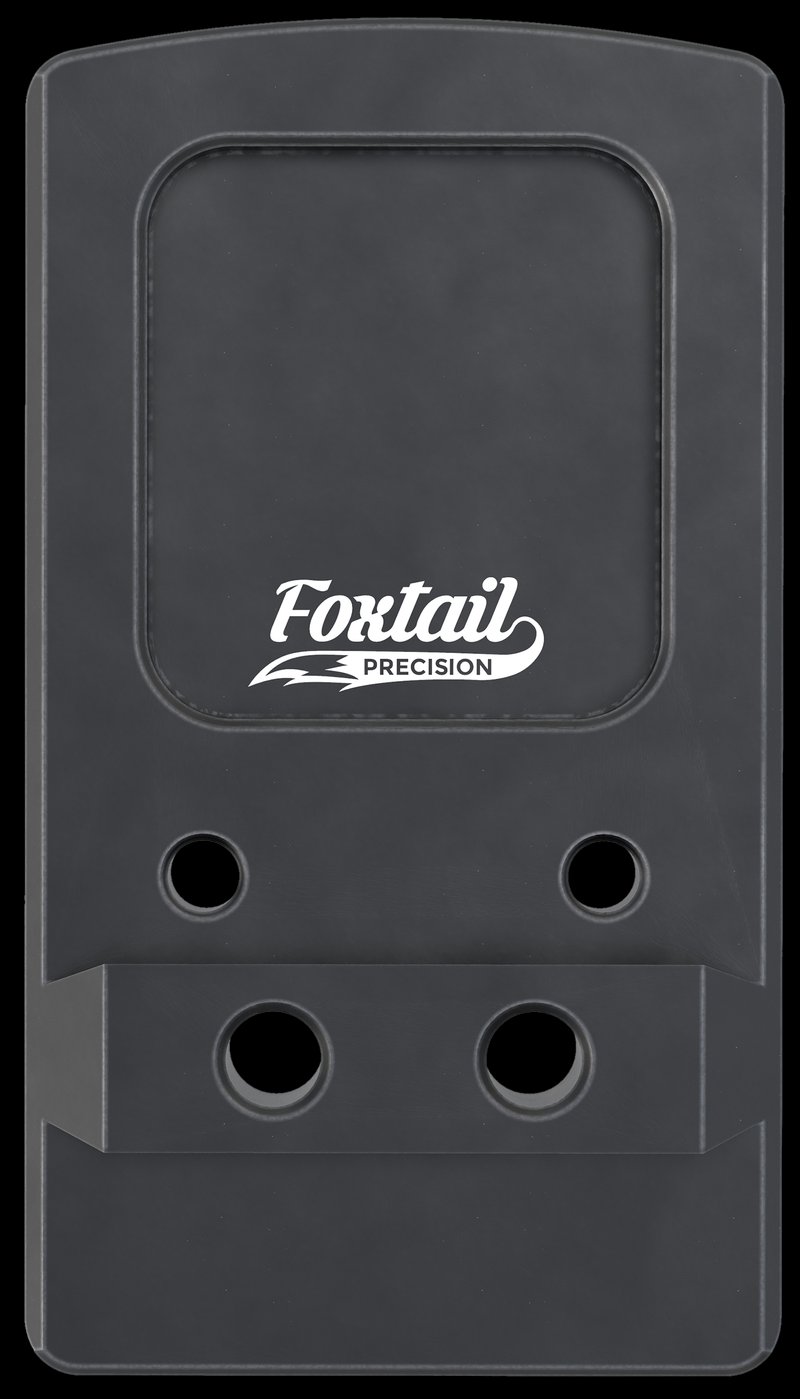 Foxtail Precision Non MOS Glock Red Dot Adapter Plate (Black) 7075 Aluminum