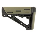 Hogue AR-15 Collapsible Overmolded Stock Mil-Spec Buffer Tube Olive Drab Green 15240