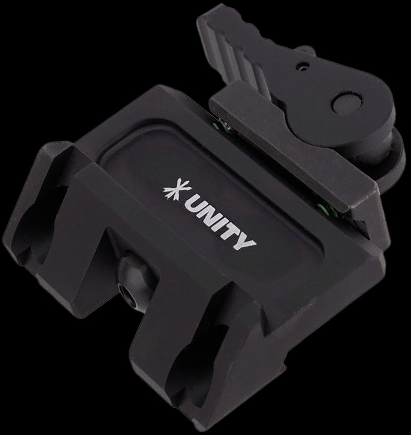 Unity Tactical RAXIS MAWL Picatinny Mount With Quick-Detach Lever Black Anodized