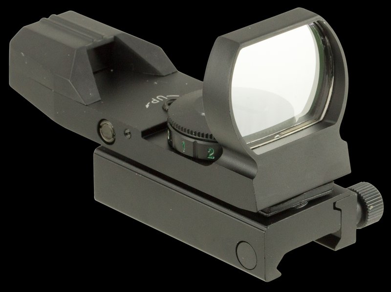 Truglo TG8370B Dual-Color Open Red Dot Sight 34mm 5 MOA Weaver Mount