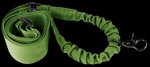 Aim Sports AOPSG One Point Green Elastic 25 Inch OAL Bungee Rifle Sling