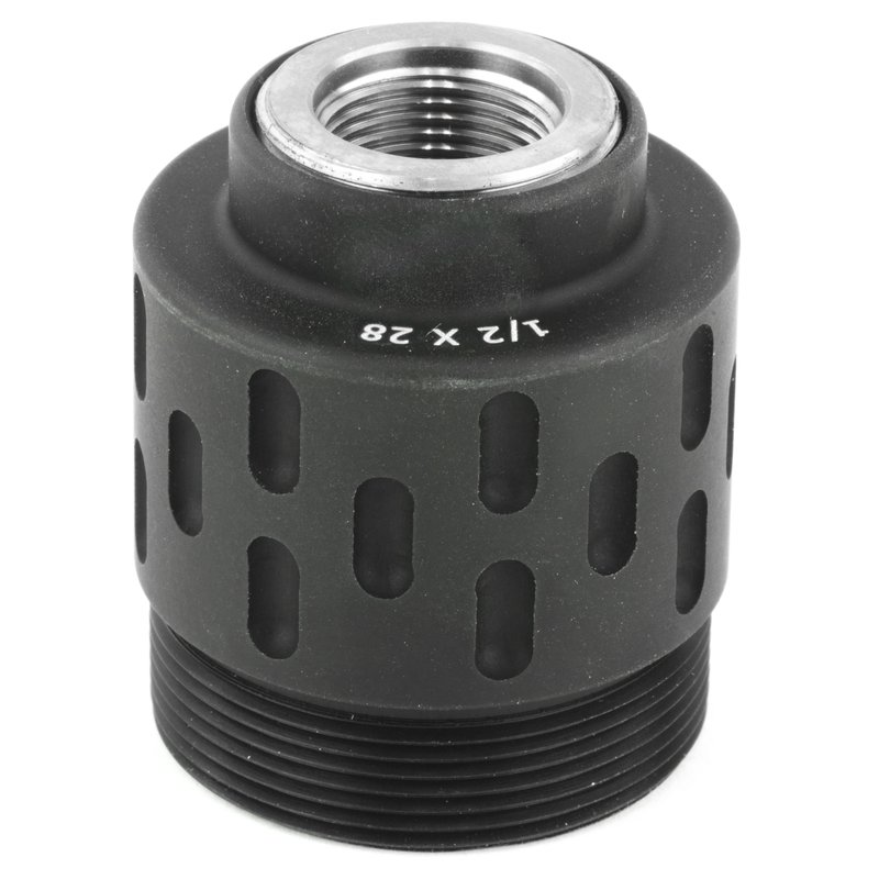 Gemtech Threaded Rear Mount, 1/2X28, Black Finish - 12172