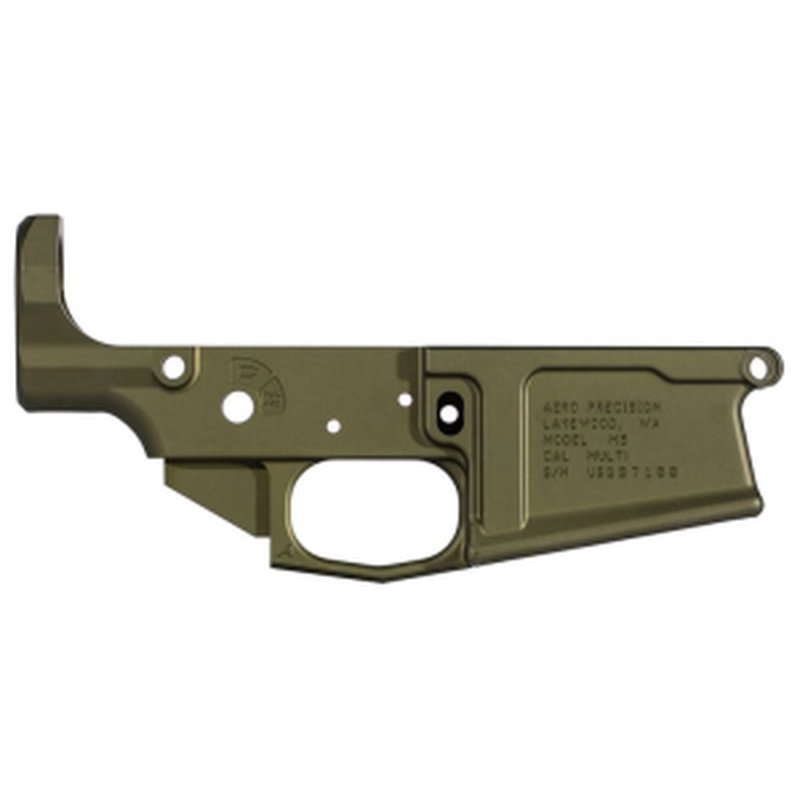 Aero Precision M5 (.308) Stripped Lower Receiver - OD Green Anodized - APAR308181C